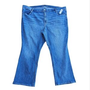 NEW Old Navy Women's Mid Rise WOW Boot Cut Jeans in Blue Size 28 Short